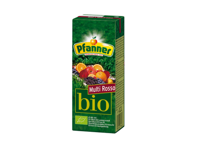 Ekol. gėrimas MULTI ROSSO PFANNER, 200 ml