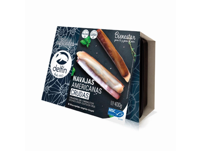 Šaldytas amerikinis peilenis, 12x400g
