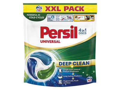 Skalbimo kapsulės PERSIL DISCS Universal, 42 vnt