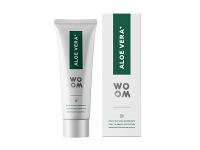 Dantų pasta WOOM ALOE VERA+, 75 ml