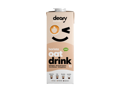 Avižų gėrimas TERE DEARY Barista, 1 l