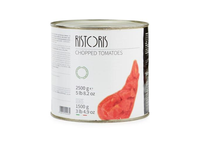 Smulkinti pomidorai RISTORIS, 2,5kg/1,5kg