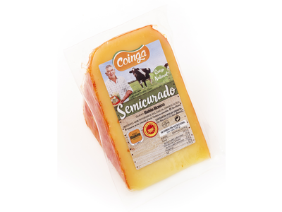 Puskietis sūris COINGA, Mahón– Menorca, PDO, 31%, pusiau brandintas, 225 g