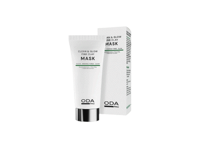 ODA PRO Valanti ir skaistinanti rožinio molio kaukė  50ml