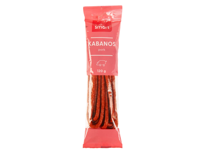 Kiaulienos dešrelės Kabanos RIMI SMART, 120 g