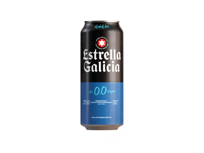 Nealkoholinis alus ESTRELLA GALICIA, 500 ml