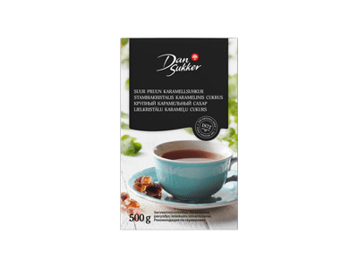 Stambiakristalis karamelinis cukrus DANSUKKER, 500 g
