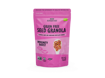 Ekologiška granola SUPERFOOD IMMUNITY BOOST, 300 g