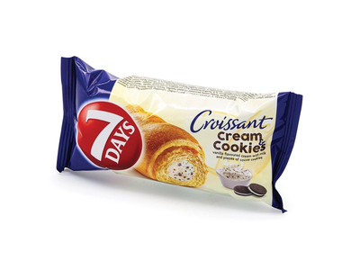 Raguolis su vanilės skonio įdaru ir sausainių gabaliukais 7 DAYS CREAM&COOKIES, 60 g