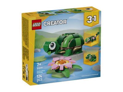Konstruktorius LEGO Vėžlys Su Vandens Lelijomis