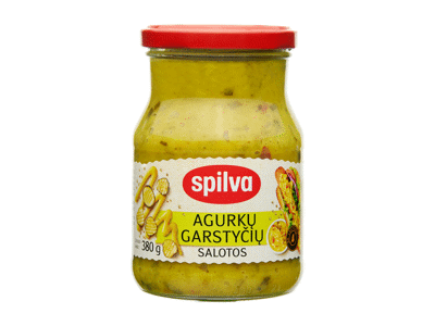 Agurkų - garstyčių salotos SPILVA, 380 g