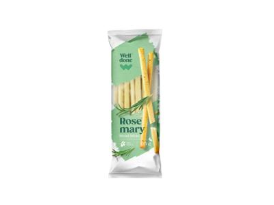 Duonos lazdelės su druska ir alyvuogių aliejumi WELL DONE, 125 g