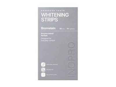 INOPRO BROMELAIN balinamosios dantų juostelės (14 vnt.)