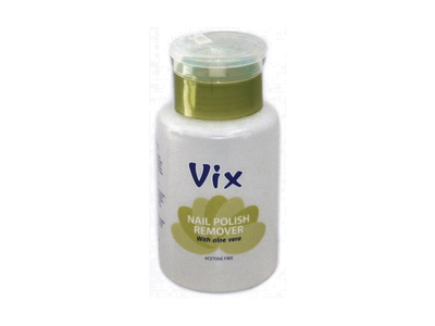 Nagų lako valiklis su pompele VIX ALOE VERA, 180 ml