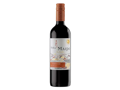 Raudonasis sausas vynas Vina Maipo Mi Pueblo Carmenere 12% 0,75L
