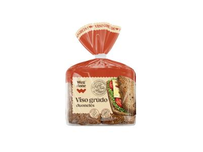 Viso grūdo duonelės WELL DONE, 220 g
