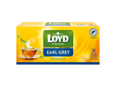 Juodoji arbata LOYD EARL GREY, 25 x 1,7 g