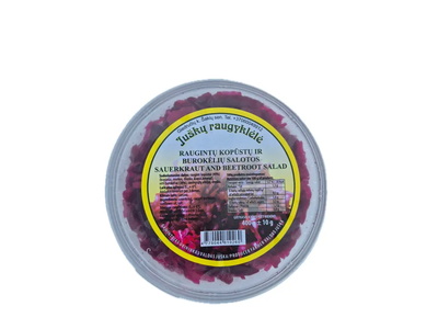 Raugintų kopūstų ir burokėlių salotos, 400 g