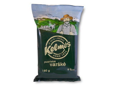 Varškė KELMĖS, 9% riebumo, 180 g