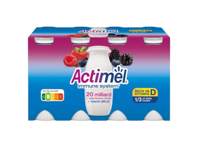 Jogurtas miško uogų skonio  ACTIMEL, 8x100g