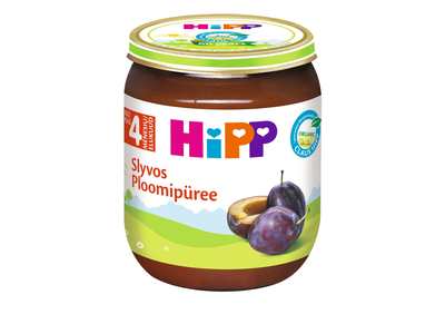 Ekol. slyvų tyrelė HIPP BIO, 4 mėn, 125 g