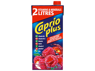 Obuolių ir aviečių gėrimas CAPRIO, 2 l