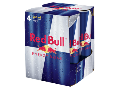Energinis gėrimas RED BULL, 4 x 250 ml