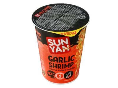 Greitai paruoš. makaronai SUN YAN (česnakinės krevečių sk.), 65 g