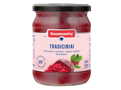 DAUMANTŲ TRADICINIAI marinuoti burokėliai, 500 g