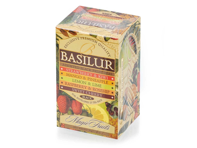 Juodoji arbata BASILUR MAGIC FRUITS, 20 vnt.