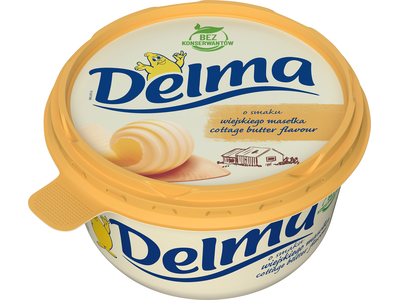Margarinas DELMA, sviesto skonio 39% rieb.,450g