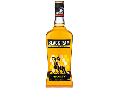 Spiritinis gėrimas BLACK RAM, Honey, 35%, 1 l