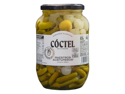Daržovių ir alyvuogių mišinys acte MAESTROS ACEITUNEROS, 700/385 g