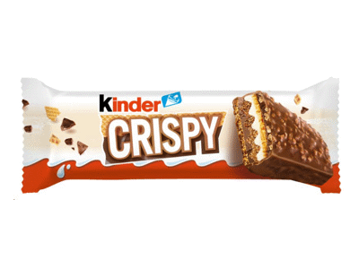 Vaflinis batonėlis KINDER CRISPY, 34 g