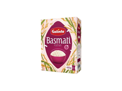 Ilgagrūdžiai ryžiai GALINTA BASMATI, 4x100 g
