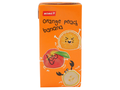 Sulčių gėrimas RIMI apels. pers. ban., 200 ml