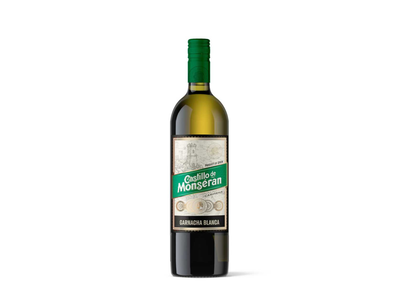 Baltasis sausas vynas CASTILLO DE MONSERAN GARNACHA BLANCA (13,5%), 0,75l