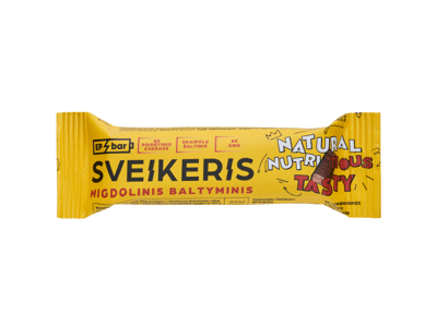 Baltyminis batonėlis SVEIKERIS su migdolų riešutų kremu, 50 g