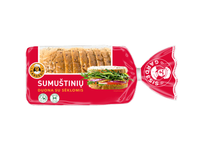 Duona su sėklomis GARDĖSIS, 500 g