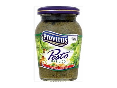 Klasikinis PESTO padažas PROVITUS su bazilikais, 160 g