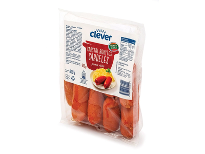 Karštai rūkytos sardelės CLEVER, 800 g