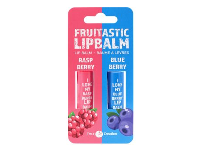 2K FRUITASTIC RASPBERRY & BLUEBERRY lūpų balzamas (2 x 4.2 g)