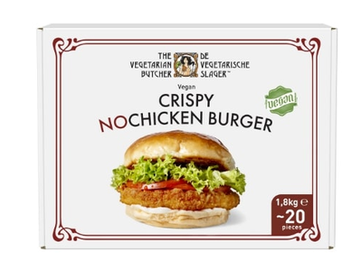Šaldyti veganiški paplotėliaiTHE VEGETARIAN BUTCHER Nochicken burger, 1,8 kg