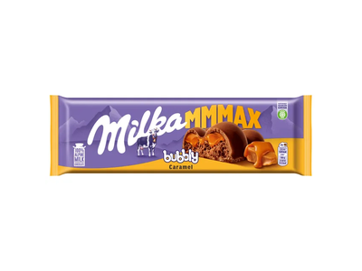 Šokoladas su karamelės ir akytojo pieninio šokolado įdaru MILKA, 250 g