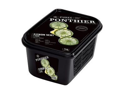 Šaldyta žaliųjų citrinų tyrė PONTHIER, 1 kg