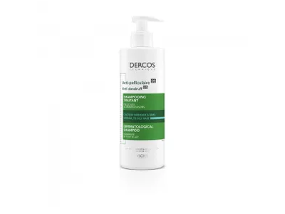 VICHY šampūnas riebiai galvos odai DERCOS, 390 ml
