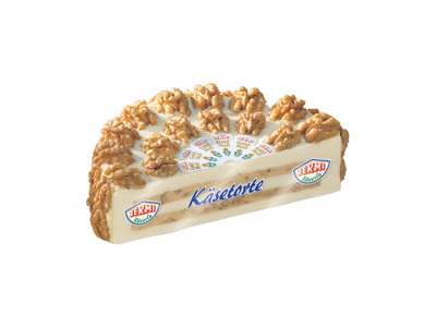Lydytas sūris su graikiniais riešutais JERMI, 60% rieb. s.m., 1 kg