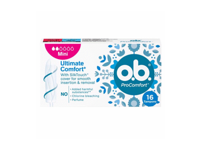 Higieniniai tamponai O.B. PRO COMFORT MINI, 16 vnt.