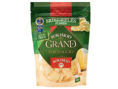 Tark. sūris skiedr. ROKIŠKIO GRAND, 37%, 100g