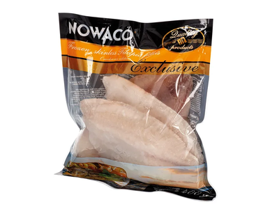 Šaldyta glazūruota nilinių tilapijų filė be odos NOWACO EXCLUSIVE, 400 g